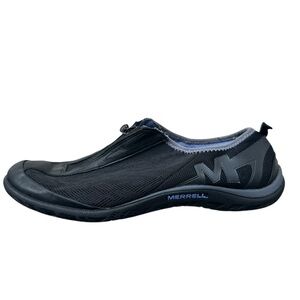 Merrell Women's Black Performance Enlighten Glitz Zip-Up Sneaker, 7.5
